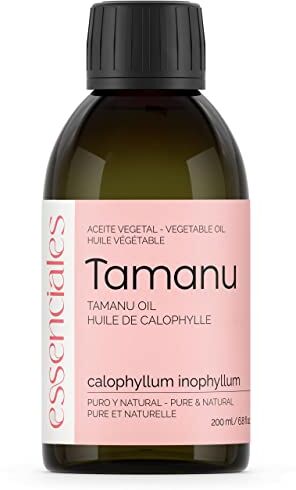 Essenciales – Olio Vegetale di Tamanu, 100% Puro, Naturale ed Ecologico, 200 ml   Olio Vegetale di Calophyllum Inophyllum, 1ª Pressione a Freddo