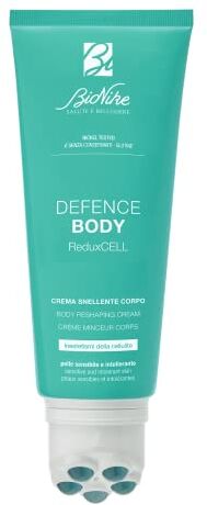 BioNike Defence Body Reduxcell Crema Snellente Corpo, Azione Drenante per Pelli Sensibili e Intolleranti, Contrasta Cellulite e Buccia d'Arancia, Dona una Pelle Compatta e Tonica, 200 ml