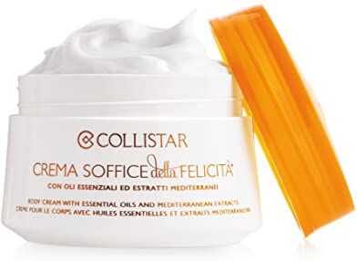 Collistar Benessere Crema Soffice della Felicità, Crema Corpo Idratante e Nutriente, Pelle Morbida e Setosa, con Oli Essenziali ed Estratti Mediterranei, 200 ml