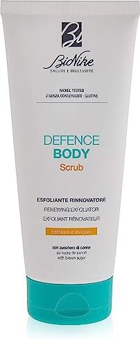 Bionike Defence Body Scrub Corpo Esfoliante con Burro di Karitè, Azione Purificante e Levigante per Pelli Sensibili e Intolleranti, Idrata e Protegge la Cute, Dona una Pelle Nutrita e Rigenerata, 200 ml