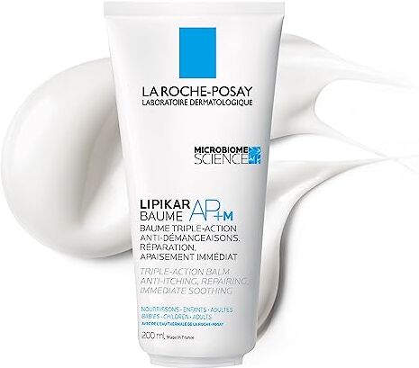 La Roche Posay La Roche-Posay Trattamento Corpo, Adatto a Pelle Atopica, Riparatore, Risultato Ultra-Idratante, Formula con Aqua Posae Filiformis, Burro di Karité, Niacinamide, Lipikar Baume AP+M, 200ml