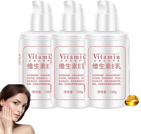 Generic 2024 Crema di latte con vitamina E,Vitamina E Latte,Vitamina E Milk Body Lozione,Crema idratante viso con vitamina E,Lozione per il corpo rassodante e liftante Crema (100 ml-3 pezzi)