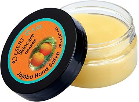 Desert Oasis Skincare salve arancione mano olio di jojoba