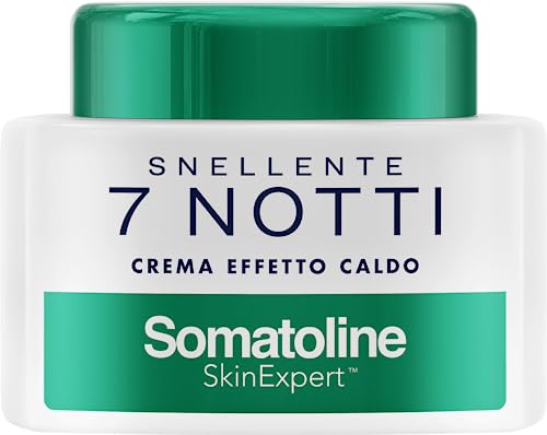 Somatoline SkinExpert , Snellente 7 Notti Crema Effetto Caldo, Trattamento Corpo Anticellulite, Ultra Intensivo con Estratto di Alga Rossa, 250ml