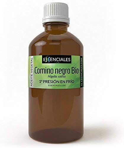 Essenciales – Olio di Cumino Nero BIO, 100% Puro e Naturale, Certificato Ecologico, 100 ml   Olio Vegetale di Nigella Sativa, 1ª Pressione a Freddo