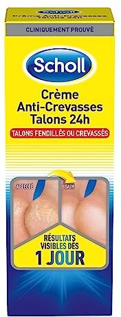 Scholl Crema Piedi Anti-Crevass Tacchi screpolati o screpolati 24 ore 60 ml