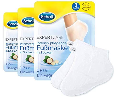 Scholl Maschera nutriente per i piedi “Expert Care”