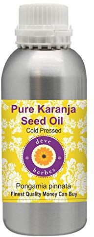 Deve Herbes puro olio di semi di karanja (Pongamia pinnata) 100% naturale pressato a freddo