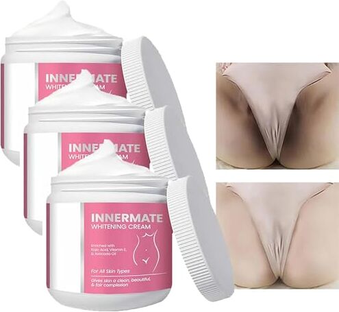 Generic InnerMate Whitening Cream,Skin Whitening Cream For Private Parts, Underarm, Knees, Elbows, Inner Thigh, Bikini Line, Lightening Armpit Skin Bleaching Cream, Lighten Body Dark Intimate Area- (3Pcs)