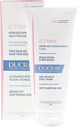 Ducray Ictyane Crema Anti Secchezza Corpo, 200 Millilitro