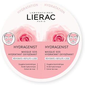 Lierac Hydragenist Duo Mask Idratazione Intensa, 2 x 6 ml