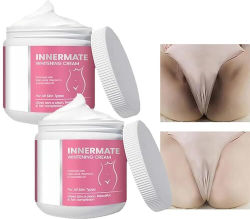 Generic InnerMate Whitening Cream,Skin Whitening Cream For Private Parts, Underarm, Knees, Elbows, Inner Thigh, Bikini Line, Lightening Armpit Skin Bleaching Cream, Lighten Body Dark Intimate Area- (2Pcs)