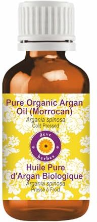 Deve Herbes biologico 100% puro olio di argan (Morrocan) (Argania Spinosa)