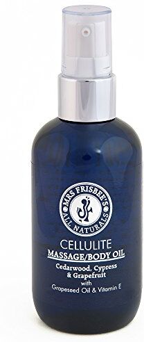 Mrs Frisbee's All Naturals Anti-Cellulite Massage/Body Oil with Cedarwood, Cypress & Grapefruit, 100ml