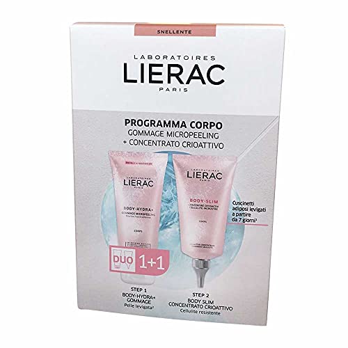 Lierac Cofanetto Corpo Body-Hydra+ Gommage 200ml + Body-Slim Crioattivo 150ml