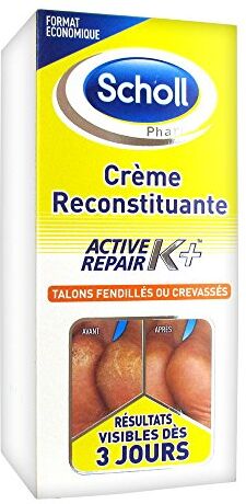 Scholl Crema ricostituente “Active Repair K+”, per talloni screpolati o irritati, da 120 ml