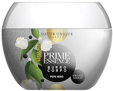 Unique Prime essence Burro Corpo Pepe Nero 150 ml, Idratante Emolliente