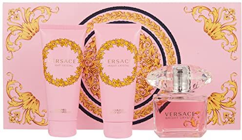 Versace BRIGHT CRYSTAL EDT 90 ML + BODY LOTION 100 ML + GEL 100 ML + NECESER SET REGALO