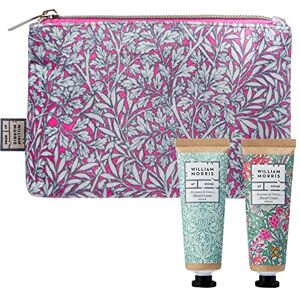 William Morris at Home Crema mani 30 ml x2, borsa cosmetica, kit idratante per la cura delle mani, astuccio per articoli da toeletta o trucco, oli di jojoba e macadamia, formato da viaggio, vegana e William Morris at Home Crema mani 30 ml x2, borsa cosmetica, kit idratante per la cura delle mani, astuccio per articoli da toeletta o trucco, oli di jojoba e macadamia, formato da viaggio, vegana e