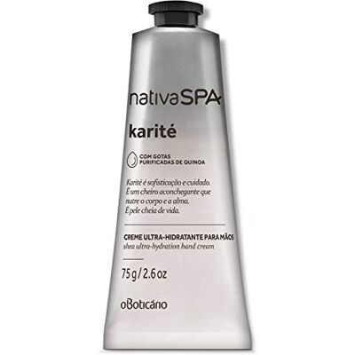 O Boticário Nativa SPA Karité Shea Crema per le Mani Profumata Idratazione Profonda 75gr O Boticário Nativa SPA Karité Shea Crema per le Mani Profumata Idratazione Profonda 75gr