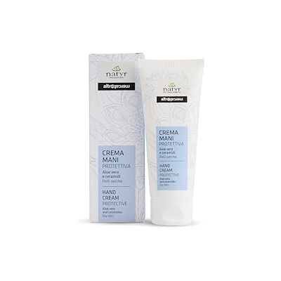 Natyr ALTROMERCATO – Crema mani protettiva aloe vera e ceramidi – Sollievo per la pelle secca – Aloe Vera dal Commercio Equo e Solidale in Thailandia – 75 ml Natyr ALTROMERCATO – Crema mani protettiva aloe vera e ceramidi – Sollievo per la pelle secca – Aloe Vera dal Commercio Equo e Solidale in Thailandia – 75 ml