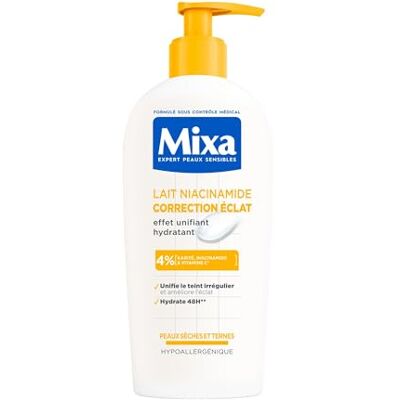 Mixa - Lait Niacinamide Correction Éclat - 250 ml - Crema Mixa - Lait Niacinamide Correction Éclat - 250 ml - Crema