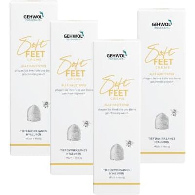 Gehwol FUSSKRAFT Soft Feet Crema con latte e miele, 125 ml (500 ml) Gehwol FUSSKRAFT Soft Feet Crema con latte e miele, 125 ml (500 ml)