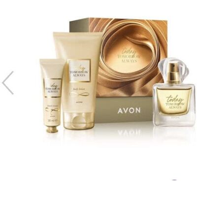 AVON Today from the Today Tomorrow Always Set regalo in scatola e sigillato, 50 ml, lozione per il corpo da 150 ml, crema per le mani da 30 ml AVON Today from the Today Tomorrow Always Set regalo in scatola e sigillato, 50 ml, lozione per il corpo da 150 ml, crema per le mani da 30 ml