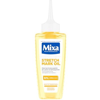 Mixa , olio anti-smagliature, ammorbidisce l'aspetto e il prurito delle smagliature, niacinamide Bright, ipoallergenico, 100 ml Mixa , olio anti-smagliature, ammorbidisce l'aspetto e il prurito delle smagliature, niacinamide Bright, ipoallergenico, 100 ml