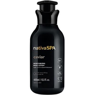 O Boticário NATIVA SPA Loção Hidratante Caviar 400ml Lozione idratante corpo Caviar Paradea.it O Boticário NATIVA SPA Loção Hidratante Caviar 400ml Lozione idratante corpo Caviar Paradea.it