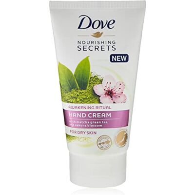 Dove , Crema per mani e unghie (tè matcha) 75 ml, confezione da 6, la confezione può variare Dove , Crema per mani e unghie (tè matcha) 75 ml, confezione da 6, la confezione può variare