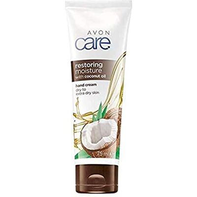 AVON Care crema mani unghie e cuticole olio di cocco protezione idratante 75 ml AVON Care crema mani unghie e cuticole olio di cocco protezione idratante 75 ml