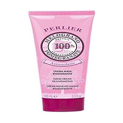 Perlier , Crema Mani Melograno Rigenerante Trattamento per il corpo al Melograno Biologico Confezione in tubo da 100 ml, 1 Perlier , Crema Mani Melograno Rigenerante Trattamento per il corpo al Melograno Biologico Confezione in tubo da 100 ml, 1