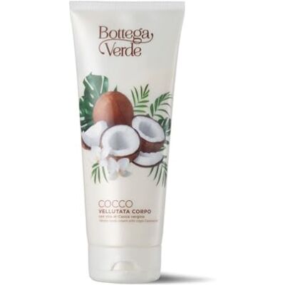 Bottega Verde Crema Corpo Idratante Cocco, Tutti i Tipi di Pelle, 200 ml Azione Emolliente e Nutriente, con Latte di Cocco e Olio di Cocco Vergine Bottega Verde Crema Corpo Idratante Cocco, Tutti i Tipi di Pelle, 200 ml Azione Emolliente e Nutriente, con Latte di Cocco e Olio di Cocco Vergine