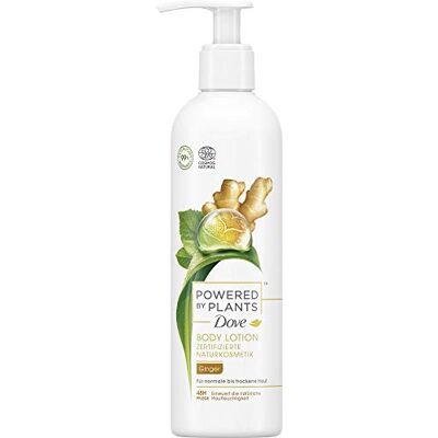 Dove Powered by Plants Naturkosmetik Lozione per il corpo Ginger con principi attivi a base di piante, lozione per il corpo rigenerante per pelli normali e secche, 250 ml Dove Powered by Plants Naturkosmetik Lozione per il corpo Ginger con principi attivi a base di piante, lozione per il corpo rigenerante per pelli normali e secche, 250 ml