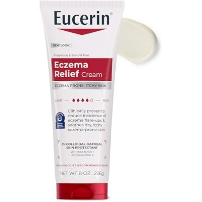 Eucerin , crema per il corpo, sollievo per eczemi e irritazioni della pelle, 226 g Eucerin , crema per il corpo, sollievo per eczemi e irritazioni della pelle, 226 g