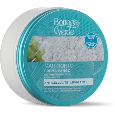 Bottega Verde Crema Fango Corpo, Mar Morto, 200 ml, Senza Risciacquo Azione Tonificante e Levigante, con Fanghi del Mar Morto Anticellulite Bottega Verde Crema Fango Corpo, Mar Morto, 200 ml, Senza Risciacquo Azione Tonificante e Levigante, con Fanghi del Mar Morto Anticellulite