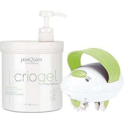 POSTQUAM Pack Anticellulite con Massaggiatore Elettrico Anticellulite e Crema Anticellulite Rassodante e Riducente, con Effetto Freddo per Gambe Stanche (1000 ml) POSTQUAM Pack Anticellulite con Massaggiatore Elettrico Anticellulite e Crema Anticellulite Rassodante e Riducente, con Effetto Freddo per Gambe Stanche (1000 ml)