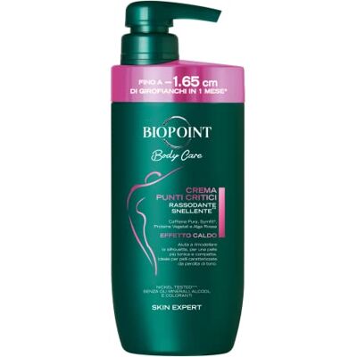 BIOPOINT Crema Corpo Punti Critici Rassodante per Addome, Fianchi, Interno Coscia e Braccia, Azione Tonificante, 400 ml BIOPOINT Crema Corpo Punti Critici Rassodante per Addome, Fianchi, Interno Coscia e Braccia, Azione Tonificante, 400 ml