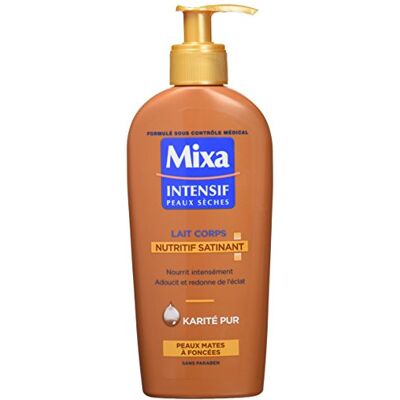Mixa Intensivo Pelle Secca Latte Corpo Nutriente Satinante al Karitè Pelli Opache a Scure 250 ml Mixa Intensivo Pelle Secca Latte Corpo Nutriente Satinante al Karitè Pelli Opache a Scure 250 ml