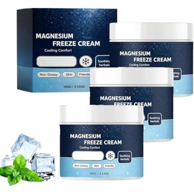 Generic Crema al Magnesio e Niacinamide con Effetto Rinfrescante, Balsamo Nutriente Burro Corpo Idratante e Lenitivo, Crema per Sollievo Muscolare e Articolare, Formula Delicata e Non Irritante Generic Crema al Magnesio e Niacinamide con Effetto Rinfrescante, Balsamo Nutriente Burro Corpo Idratante e Lenitivo, Crema per Sollievo Muscolare e Articolare, Formula Delicata e Non Irritante