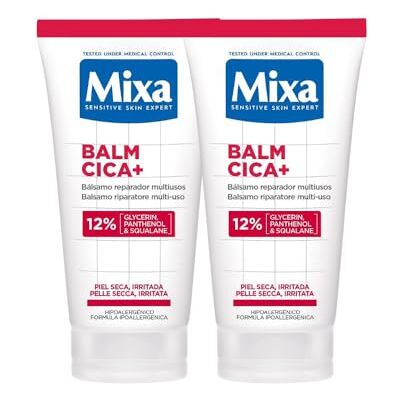 Mixa Balm Cica+ Bipacco Balsamo Riparatore Multi-Uso Secca, 2 Pezzi Mixa Balm Cica+ Bipacco Balsamo Riparatore Multi-Uso Secca, 2 Pezzi