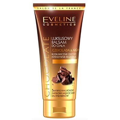 EVELINE COSMETICS Body balsamo rigenerante al cioccolato e argan 200 ml EVELINE COSMETICS Body balsamo rigenerante al cioccolato e argan 200 ml