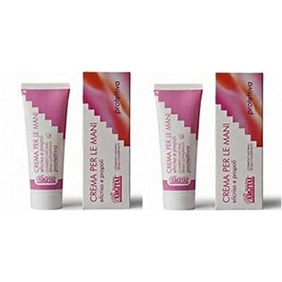 Argital CREMA PER LE MANI ELICRISIO E PROPOLI 2 CONFEZIONI 75 ML, protettiva, idratante, per mani screpolate, tagli e arrossamenti Argital CREMA PER LE MANI ELICRISIO E PROPOLI 2 CONFEZIONI 75 ML, protettiva, idratante, per mani screpolate, tagli e arrossamenti