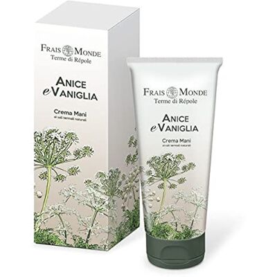 Frais Monde Anice e Vaniglia Crema mani ai sali termali 100 ml Frais Monde Anice e Vaniglia Crema mani ai sali termali 100 ml