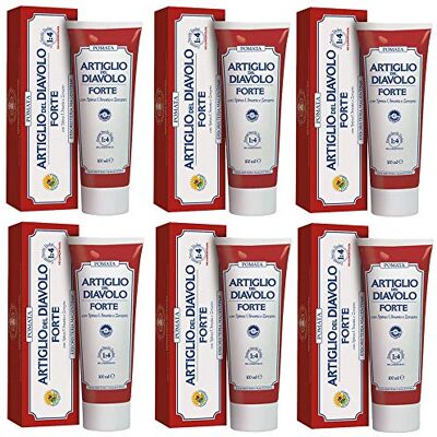 Erboristeria Magentina 6x Pomata Artiglio Del Diavolo FORTE 100 ml Aticolazioni, dolori muscolari e reumatici (Pacchetto da 6 pomate da 100 ml l'una) + OMAGGIO Saponetta Profumata Florinda Erboristeria Magentina 6x Pomata Artiglio Del Diavolo FORTE 100 ml Aticolazioni, dolori muscolari e reumatici (Pacchetto da 6 pomate da 100 ml l'una) + OMAGGIO Saponetta Profumata Florinda