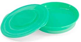 Twistshake Piatto per Bambini in Silicone 6+ Mesi Verde