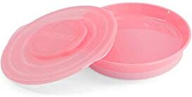 Twistshake Piatto per Bambini in Silicone 6+ Mesi Rosa