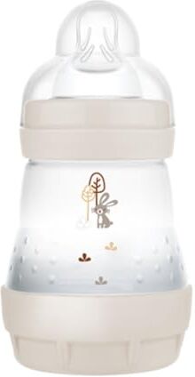 MAM Biberon Easy Start Anti-Colica 0+ mesi flusso lento (160 ml) Sabbia – Biberon per ridurre le coliche e il disagio del bambino – Biberon Baby compatibile con l'allattamento al seno