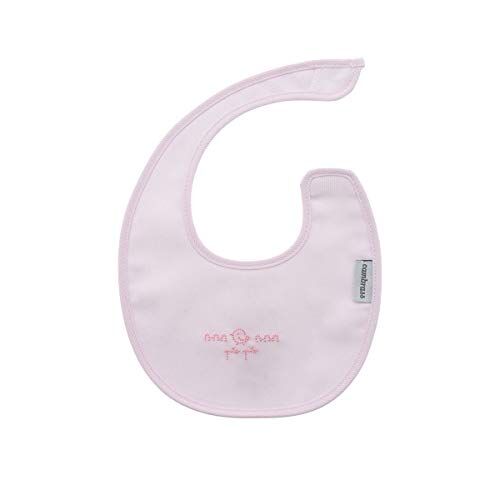 Cambrass Round Bib Velcro Pio Pio Pink 16x19 cm